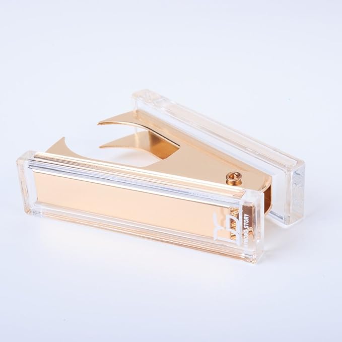 Draymond Story Acrylic Gold Punch & Stapler Combos - 1) Curved Hole Punch 1) Stapler 1) Staple Remover