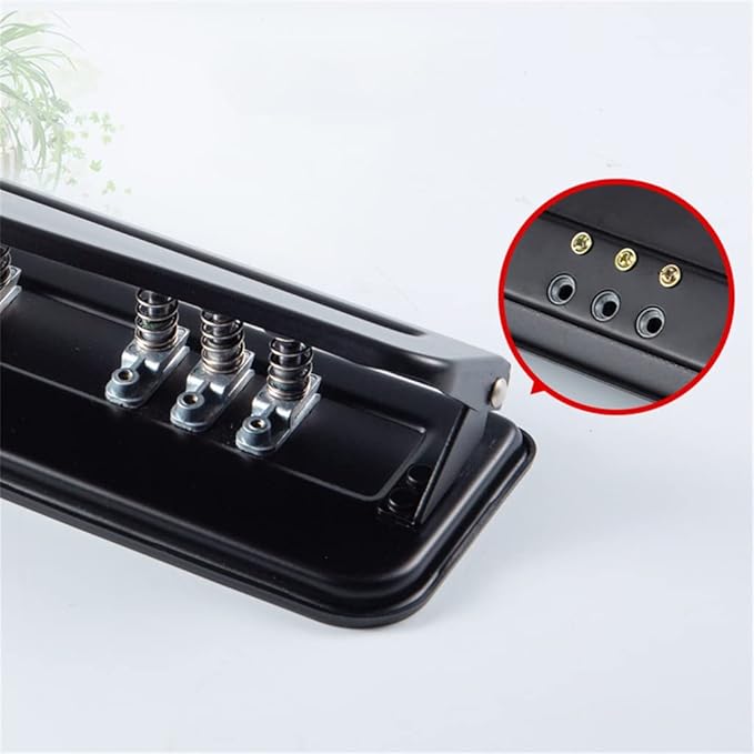 9 Hole Hole Punch Handheld Metal Hole Punch for B5 18K Notebook Scrapbook Journal Planner