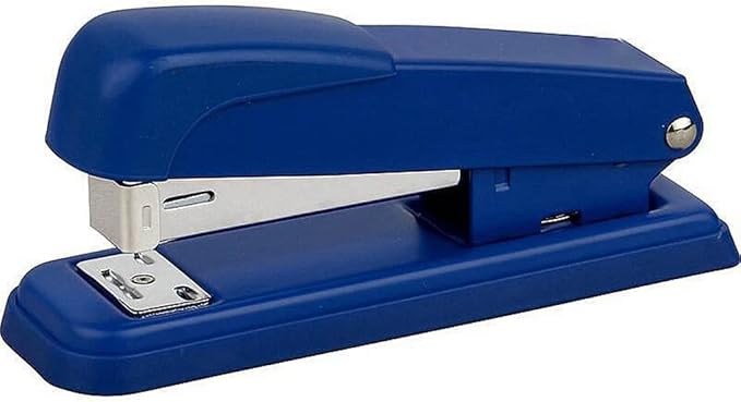 Desk Stapler Student Stapler Desktop Stapler Binding Machine Practical Office Tool Suitable for Office Document Binding Blue Can Be 25 Sheets Capacity School Supplies (Color : Blue)