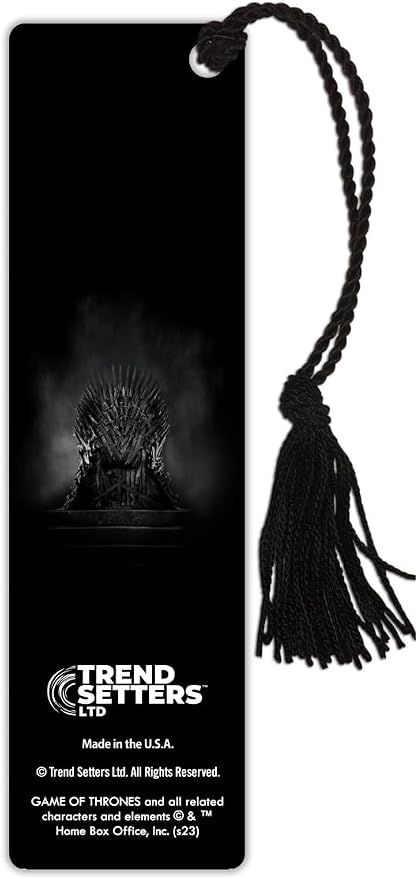 Game of Thrones – Map – 2” X 7” Glossy Tassel Bookmark – Officially Licensed Merchandise USBMP1001