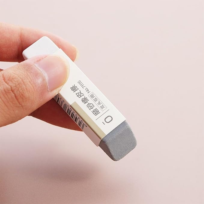Frosted Eraser 5PCS Sand Matte Eraser Gel Pen Fountain Pen Ink Pen Eraser Stationery Correction Tools Office Supplies, 2.6 * 0.55 inch