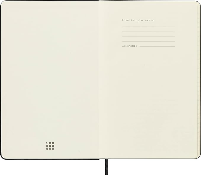 Moleskine Classic 18 Month 2023-2024 Daily Planner, Hard Cover, Large (5" x 8.25"), Black