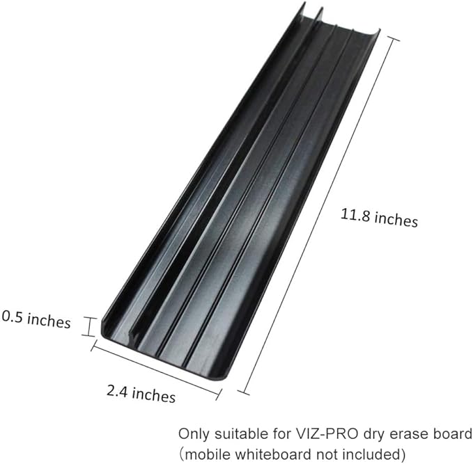 VIZ-PRO Dry Erase Board Detachable Marker Tray, Only fit Viz-Pro Whiteboard