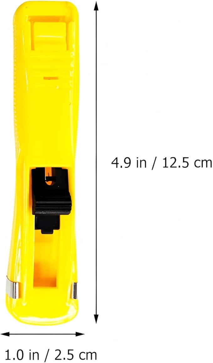 Mini Stapler with 100 Refill Clips and Dispenser - Office Supplies