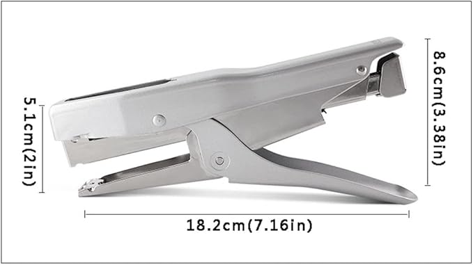 KUYWLMKMZZ Desk Stapler Stapler Hand-held Labor-Saving Stapler Clamp-Type Stapler Suitable for School Office Supplies Can Hold 50 Pages School Supplies (Color : A)