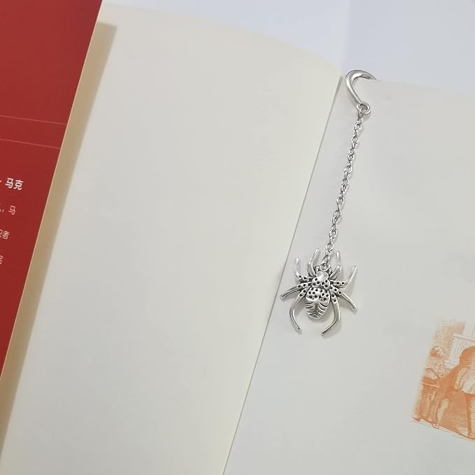 Luminous Bookmark, Retro Glow in The Dark Reading Bookmarks for Women Men Lovers,Book Markers with Pendant Holiday Gifts