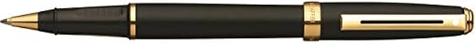 Sheaffer Prelude Black Matte Rollerball Pen with 22KT Gold-Plated Trim