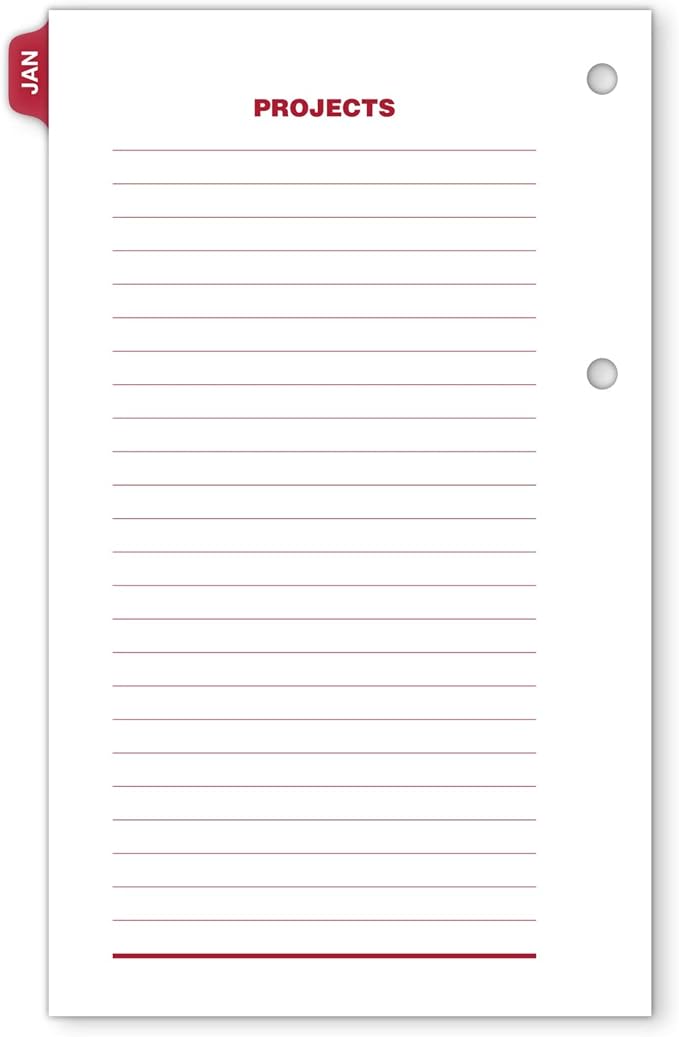 AT-A-GLANCE 2023 Daily Desk Calendar Refill, 3-1/2" x 6", Loose Leaf, Monthly Tabs (E717T50)
