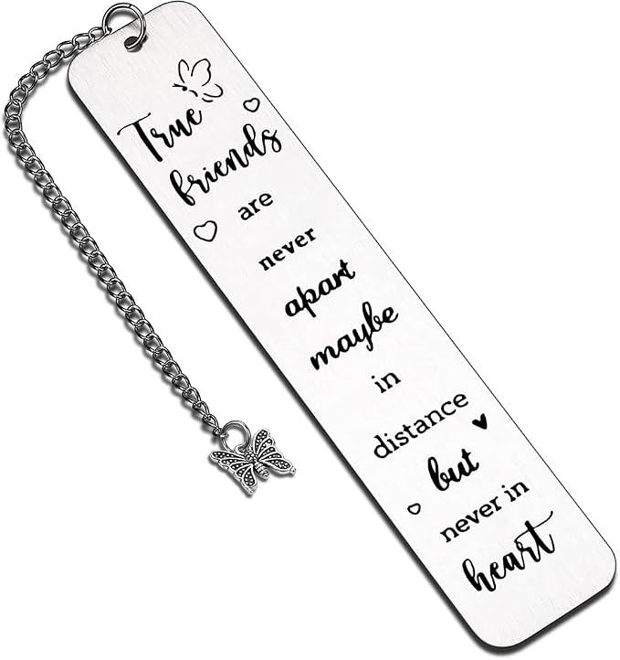 Quimoy Bookmark Gifts for Friends, Women's Best Friend Birthday & Christmas Gifts for Besties & Colleagues