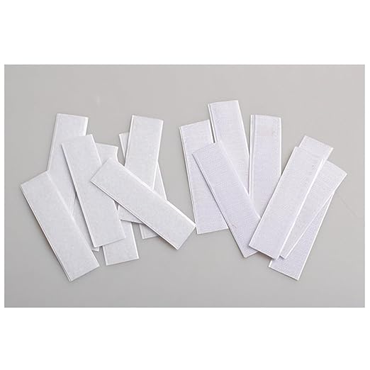 10pcs Hook Loop Tape for Table Skirt Self-Adhesive Strips Strong Hold for Home Office Use