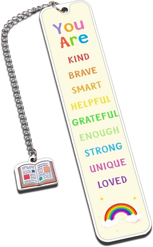 Bookmarks for Kids, Book Marks for Reading Kid, Preschool End of Year Gifts for Kids, Kindergarten Back to School Gift for Student, 5th 8th Grade School Supplies for Boys Girls, Dorm Room Essentials