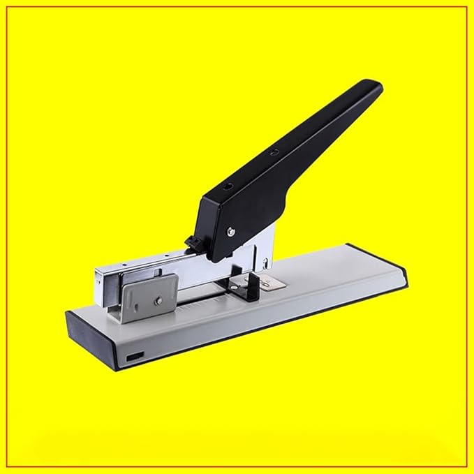 KUYWLMKMZZ Desk Stapler Staplers Office Heavy Duty 100 Page Capacity Metal Heavy Duty Stapler Suitable for Office Learning Desktop File Sorting and Binding School Supplies (Color : A)