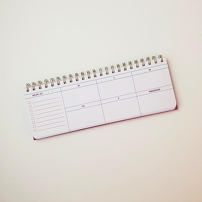 Molly & Rex Statement Shapes Red Undated Planner (38243)