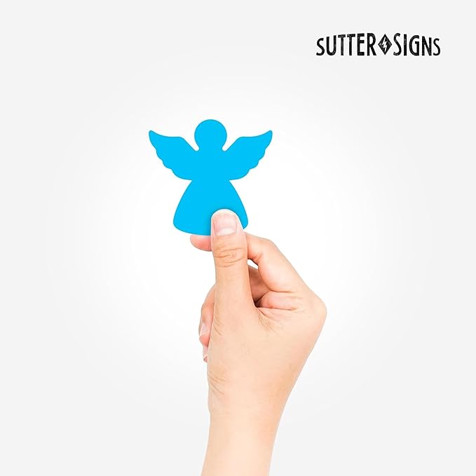 Paper Angel Cutouts 108pcs | Cut Out Shapes for Bulletin Board, Classroom, Decorations, Crafts