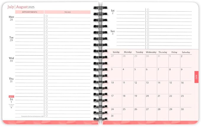 Busy Bees | 2026 6 x 7.75 Inch 18 Months Weekly Desk Planner | Foil Stamped Cover | July 2025 - December 2026 | Plato | Planning Stationery