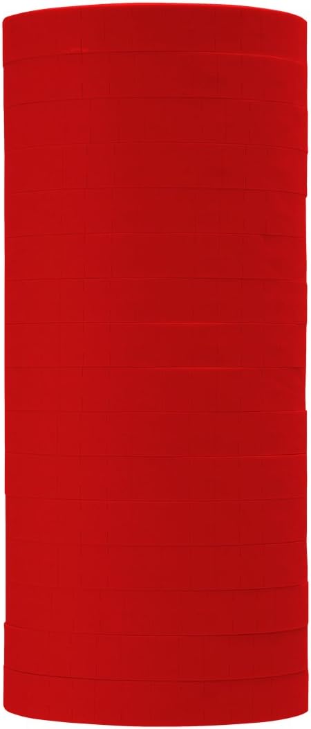 Pastel Red Labels to fit Monarch 1110 Pricing Guns. 16 Rolls with 1 Free Ink Roller.