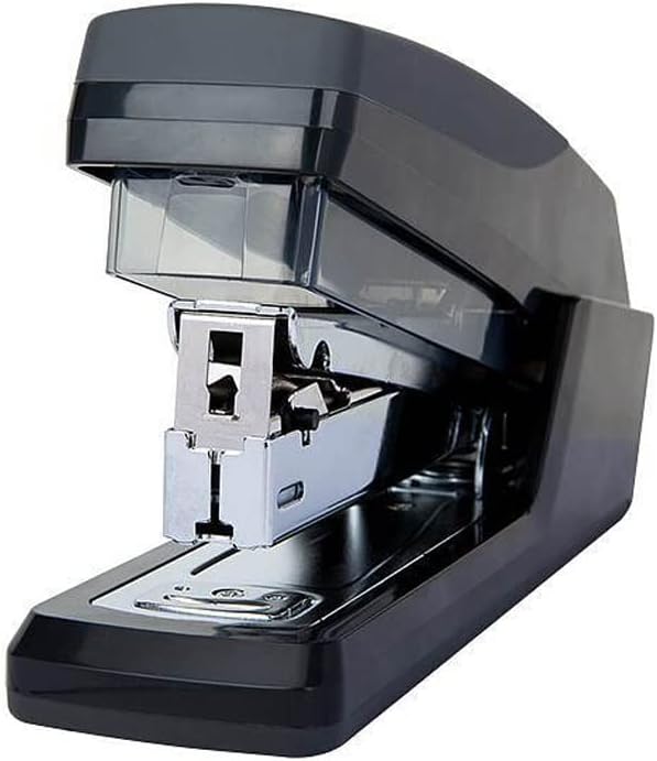 KUYWLMKMZZ Desk Stapler Desk Staplers Binding Machine Can 20 Sheets Capacity Staplers for Desk Easy and Labor-Saving Binding Machine Office Supplies Gifts School Supplies (Color : Black)