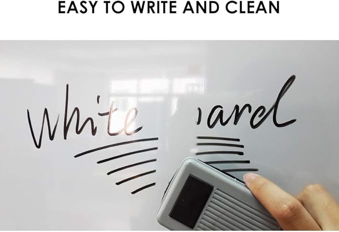 XIWODE 72"x36" Large Presentation Whiteboard, Magnetic Dry Erase Board Aluminum Frame Wall-Mounted with Long Pen Tray for Office Conference School
