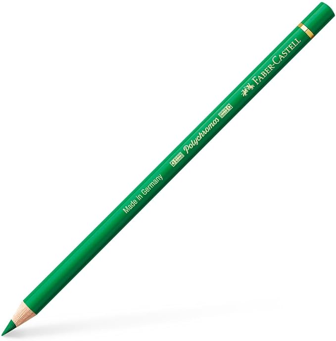Faber-Castell Polychromos Artists' Single Pencil - Colour 163 Emerald Green