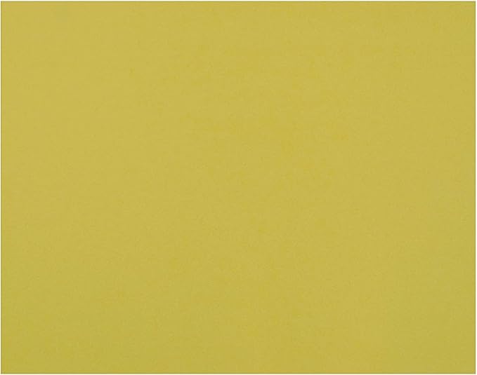 Pacon PAC54731 6-Ply Railroad Board, Lemon Yellow, 22" x 28", 25 Sheets