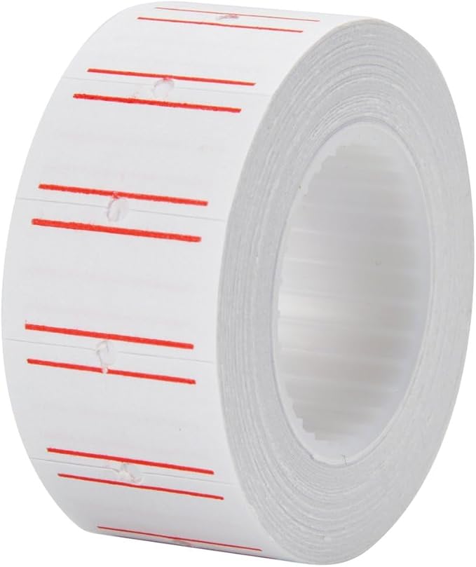 MFLABEL 150 Rolls 90000pcs White Price Gun Labels for Mx-5500