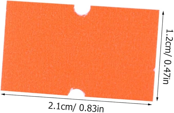 10 Rolls Price Tag Stickers Colored Price Tag Printing Labels Adhesive Pricing Labels Paper for Shop Retail Compatible with Mx Easy Integration and Organization