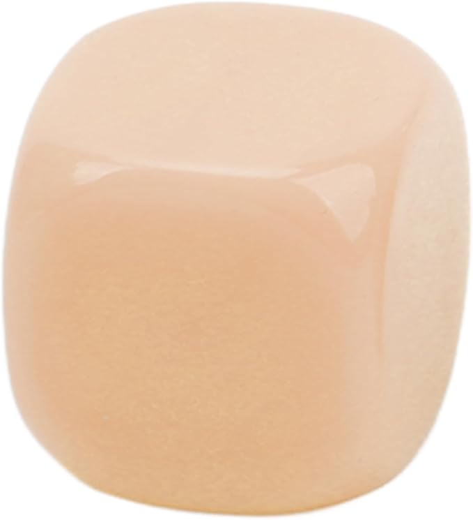 Drfeify Creative Crafts 30pcs in Established for DIY Projects and Educational Purposes, DICADOS of Plastic 6 Sides for Activities in The Classroom (Beige)