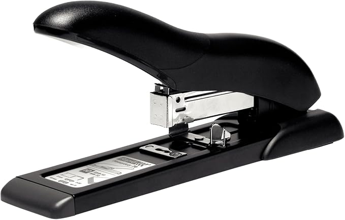 Rapid 21281406 Fashion HD70 Heavy Duty Staple, Metal Body, Black, 70 Sheet Capacity