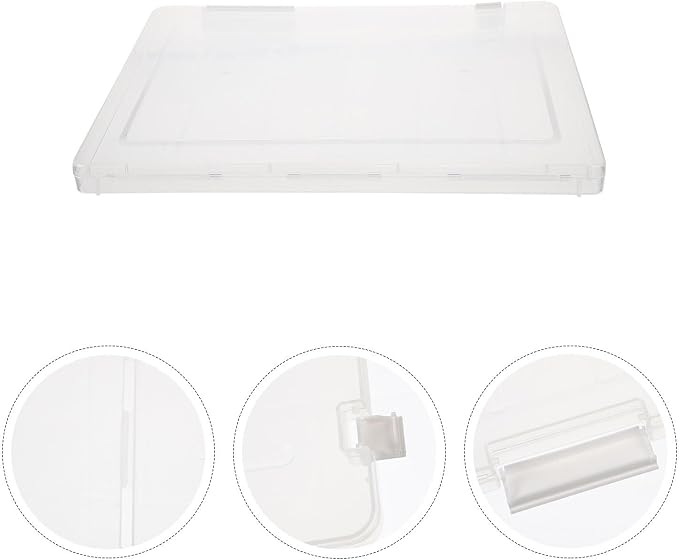 Ciieeo Certificate Case and A4 Document Organizer Large Capacity Craft Paper Storage Box Office File Holder Document Supply Storage for Home and School