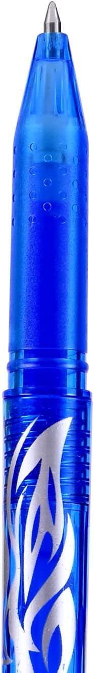RIANCY Blue Erasable Gel Pens Fine Point Pen Erasable Gel Ink Pen 0.5mm, Rolling Ball Pens with Eraser,Blue Erasable Pens for Adults Kids Students School Office Stationary Supplies Gifts 8PCS