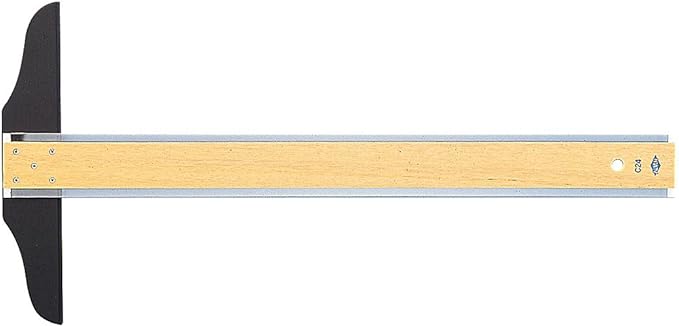 ALVIN Wood T-Square 30" Transparent Edge Model C30 for Art Framing and Drafting - 30" inches