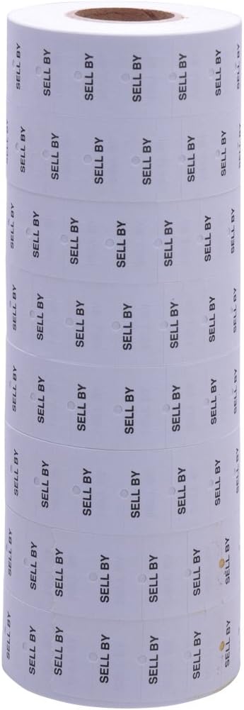 Labels to fit: Motex MX5500, Towa GS Series,Halmark Model H, Kenco 18-8,000 Labels by Kenco (Sell By)