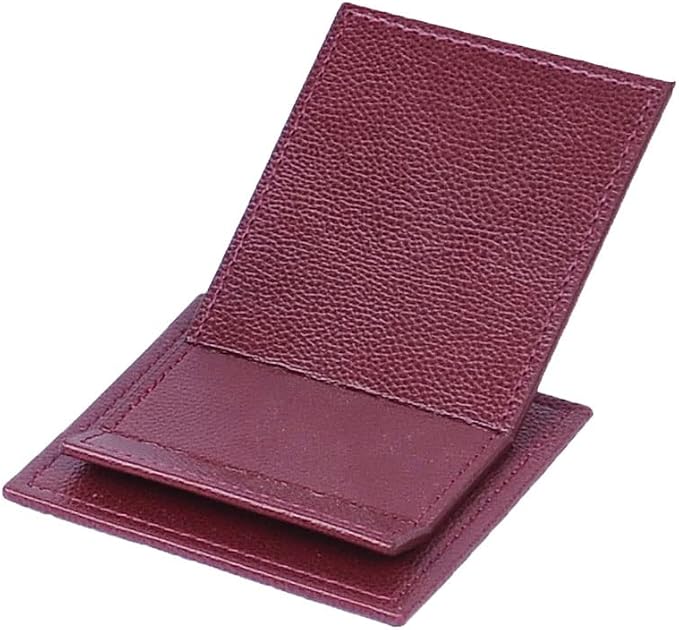 MOOGCO Leather Desk Organizer - 14 PCS Burgundy Home Office Accessories
