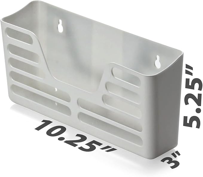 Officemate Magnet Plus Magnetic, Utility Pocket, White (92541) 3 x 10.25 x 5.25 Inches