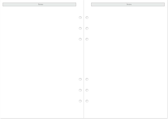 Filofax Calendar Diary Refill, A5 Size, Week-to-View with Appointments, Time Management, White Paper, Ruled, English, 2025 (CTM7051-25)
