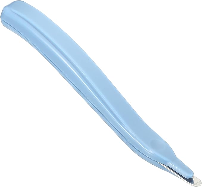 PATIKIL Staple Remover, Magnetic Staple Puller Desktop Removal Tool Cutting Tool for Office Home, Light Blue