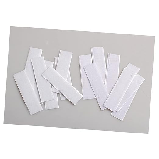 MAGICLULU Rug Tape for Carpet Table Skirt Adhesive Tapes 10pcs Hook Loop Adhesive Tape Strong Grip for Smooth Surfaces