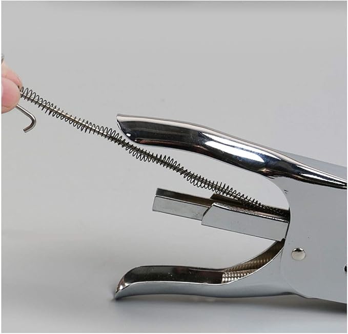 Stapler Hand Stapler, Can Hold 40 Pages, Suitable for Home Stapler in Student Office, Movable Paper Goods, Labor Saving, Silver Office Stapler