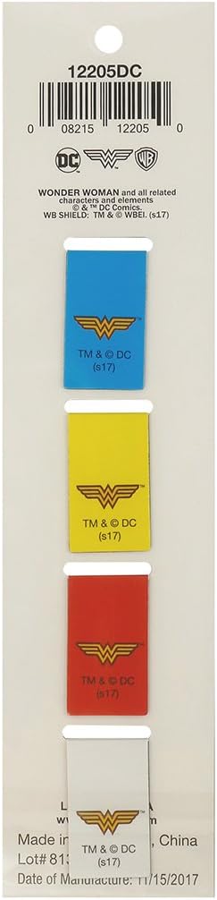 Ata-Boy Wonder Woman Bookmark - Wonder Woman Bookmark SetMagnetic Bookmarks (4 Set) Gifts & Merchandise…