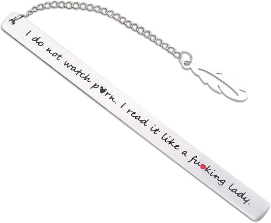 Funny Bookmarks for Women, Book Accessories for Reading Lovers Writers Friends Teachers Coworker Family Teens Boys Girls, Inspirational Reading Gifts for Christmas New Year Birthday