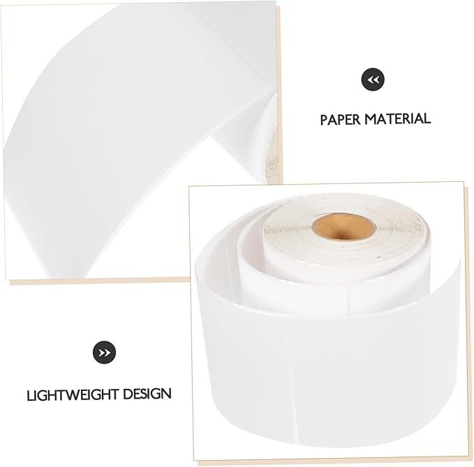 COHEALI 1roll Thermal Labels Self-Adhesive Shipping Stickers for Printers Easy Peel Stick Matte Finish for Inventory and Package Labeling