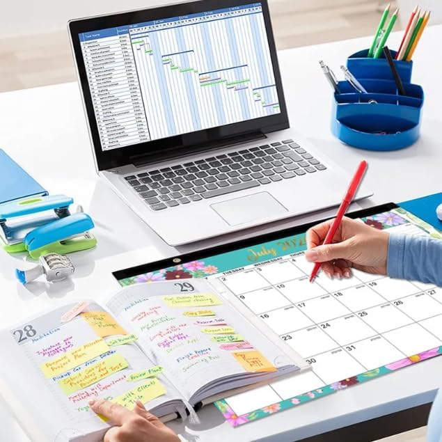 Calendar 2023 2024 Do List Daily Wall Planner to Schedule Annual Planner ly Weekly ly Agenda Organizer for Home Office
