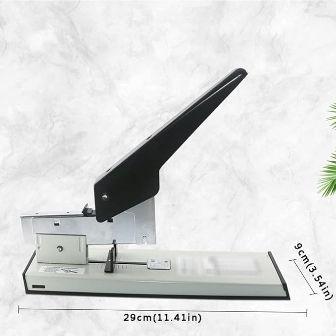 Desk Stapler Heavy Duty Stapler Can Bind 210 Pages of A4 Document Capacity Labor-Saving Thick Layer Stapler Suitable for School Office Supplies School Supplies (Color : A)