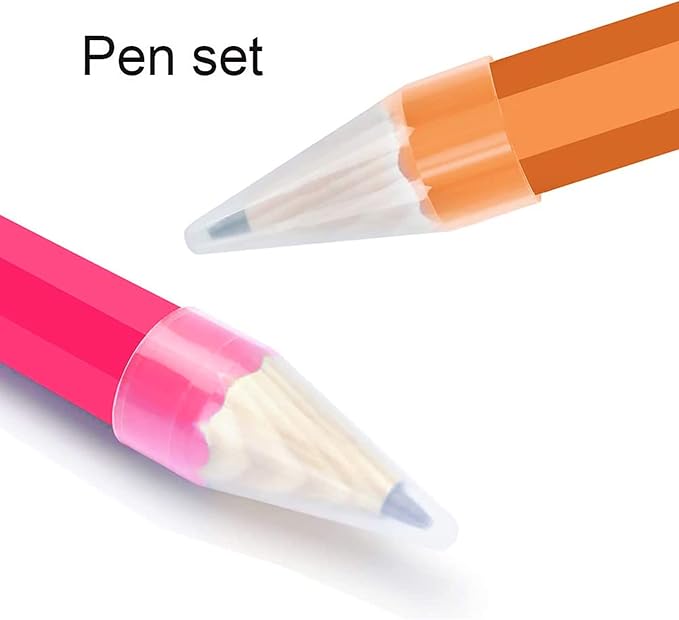 BUSHIBU Giant Pencils for Prop/Gifts/Decor - 14 Inch Jumbo Wooden Big Novelty Pencil with Cap for Schools and Homes (Pink)