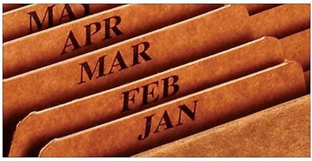 Staples Heavy‑Duty Expanding File, Jan–Dec Monthly Index, Letter Size, Durable Brown Redrope Construction