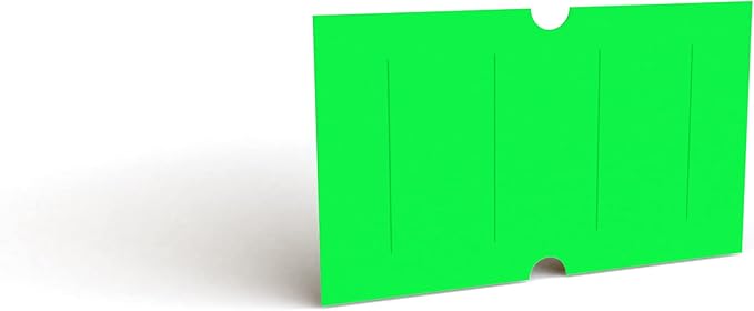 Labels to fit: Motex MX5500, Towa GS Series,Halmark Model H, Kenco 18-8,000 Labels by Kenco (Fluorescent Green)