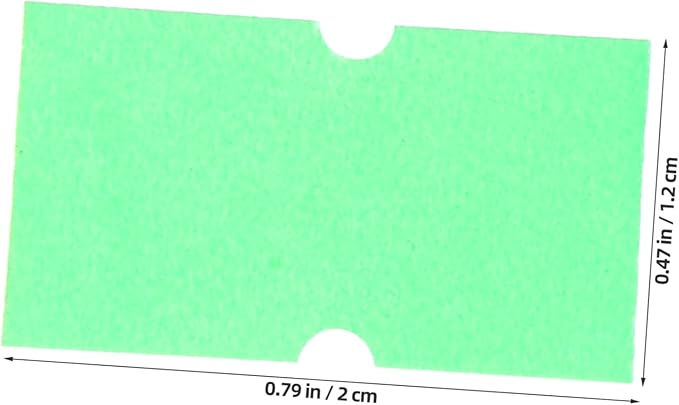 5000pcs Price Tags for Retail Self-Adhesive Smooth Paper Tag Stickers Fast Drying Ink Not Edge Curl Easy to Use Market Accessory