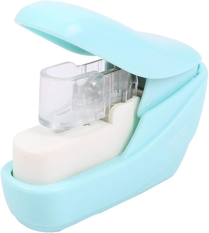 Pocket Stapler Stapleless Stapler School Office Tools Paper Capacity 8 Sheets Effortless for Student, As Described