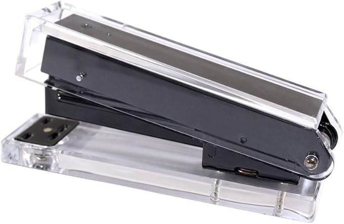 Stapler Small Office Student Stapler Acrylic Binding Machine Office Supplies