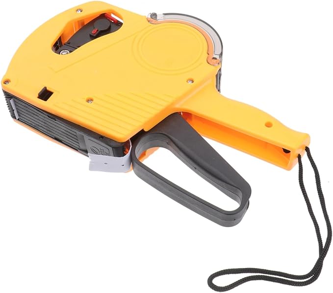 ULTECHNOVO Price Label Maker for Home Office Small Business Lightweight Pricemarker with Easy Price Adjustments Yellow Adhesive Stickers for Retail Organization
